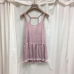 She and Sky Tops - She + Sky Strappy Peplum Top She and Sky Tops - She + Sky Strappy Peplum Top